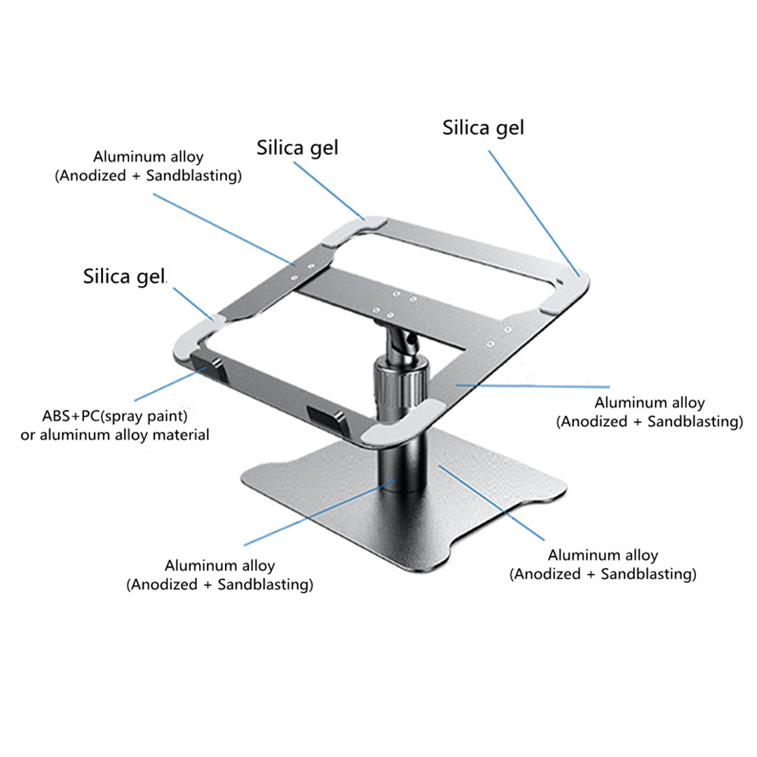 Soporte para Laptop Corporativos For Business Aluminio HF131 Silver