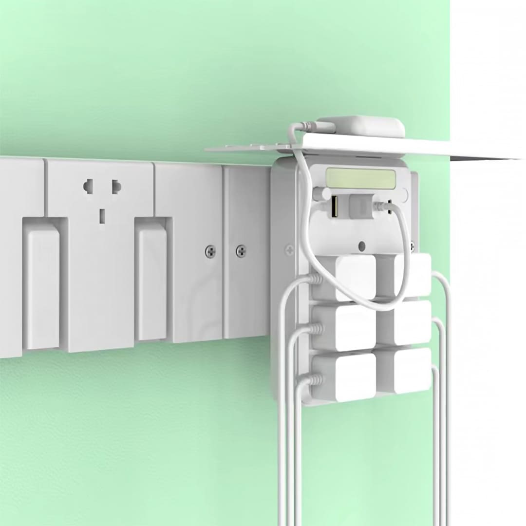 Multipuerto Soporte 15A USB Tipo C HHT106 Blanco