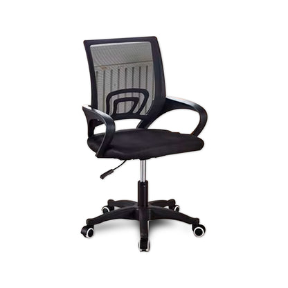 Silla Ergonómica CRN-010-BK Giratoria Negra