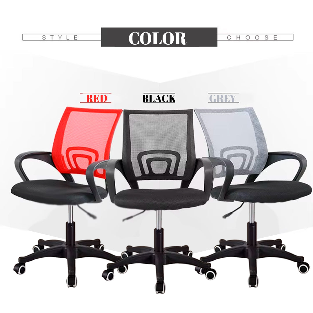 Silla Ergonómica CRN-010-BK Giratoria Negra