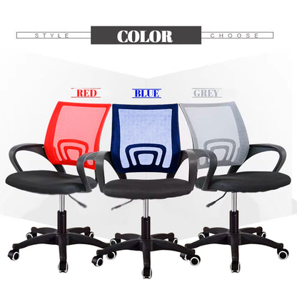 Silla Ergonómica CRN-010-BL Giratoria Azul-Negra