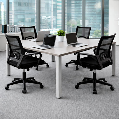 Silla Ergonómica CRN-010-BK Giratoria Negra