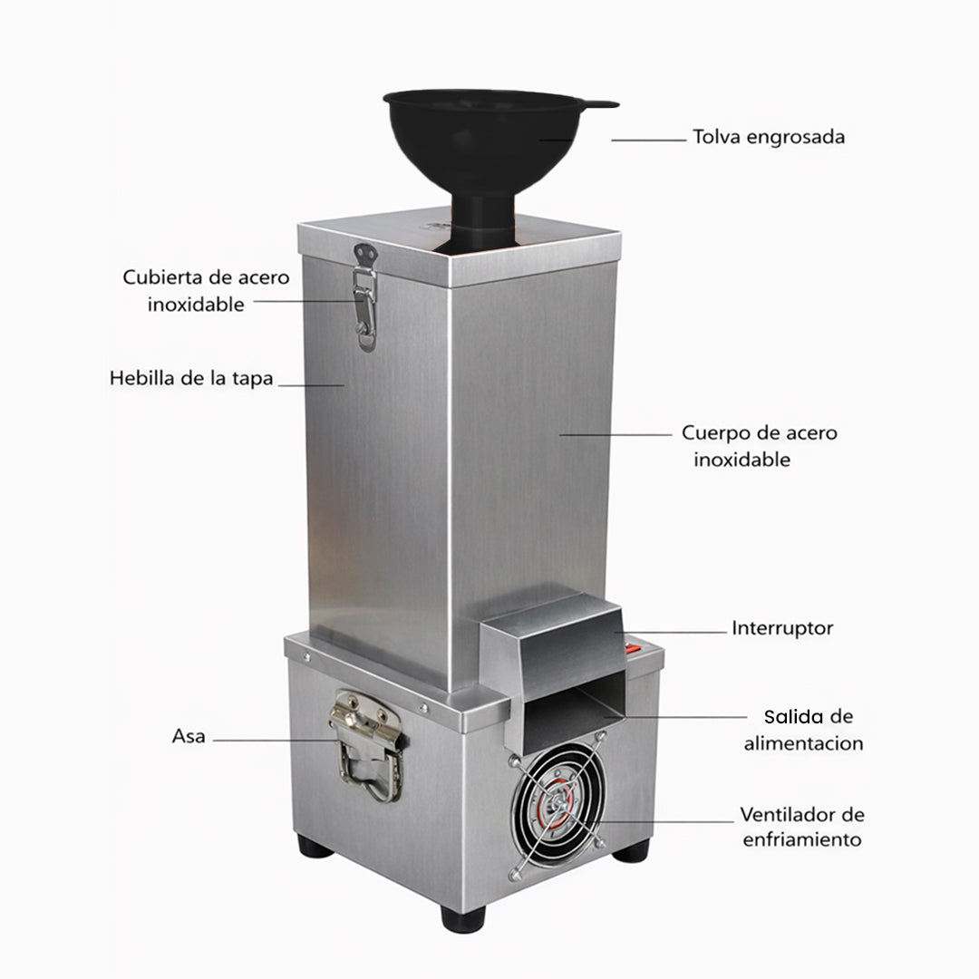 Peladora De Ajo GP-018 Acero Inox 20kgh 200w