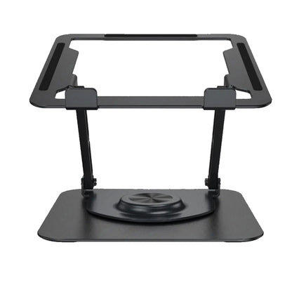 Soporte de aluminio Para Laptop Base Giratoria Plegable HF147 Negro