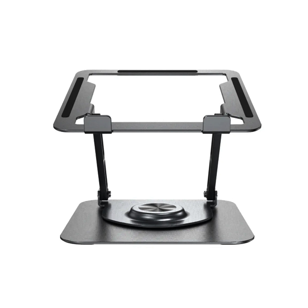 Soporte de aluminio Para Laptop Base Giratoria Plegable HF147 Gris