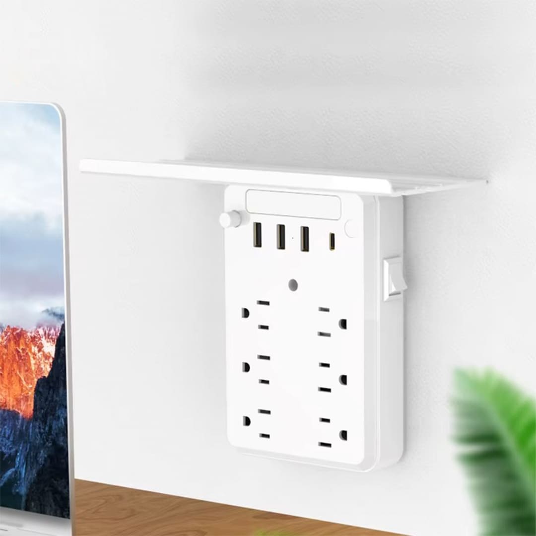 Multipuerto Soporte 15A USB Tipo C HHT106 Blanco