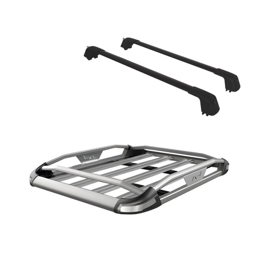 Parrilla Portaequipaje Universal 4x4 Aluminio 140x100 Plata