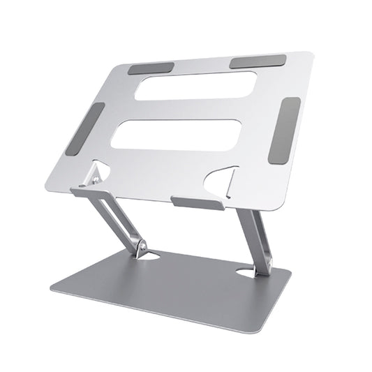 Soporte de Escritorio Para Laptop Plegable Aluminio Ergonomico HL303 Silver