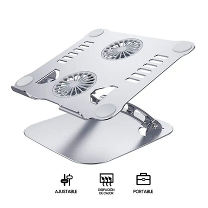 Soporte de Aluminio Para Laptop corporativos for Business HT619 Silver