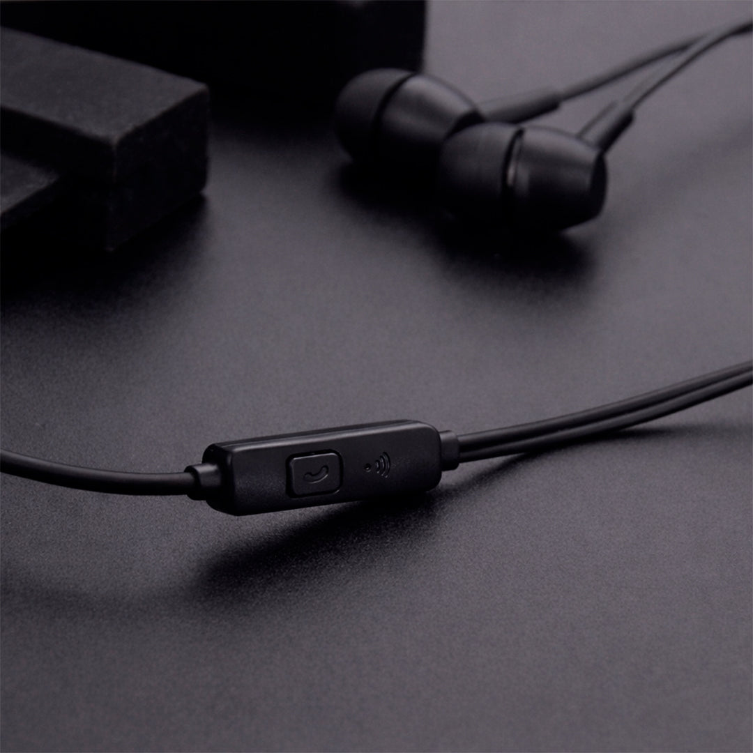 Audífonos NPHE-06 Jack 3.5mm Stereo Negro