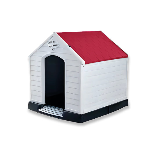 Casa Para Perro Raza Mediana Grande 90x103x93cm Rojo -TallaXL