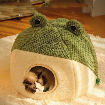 Cama Rana Cueva Para Mascotas Suave - Talla M