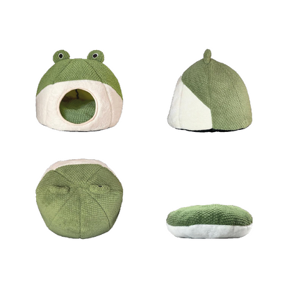 Cama Rana Cueva Para Mascotas Suave - Talla M