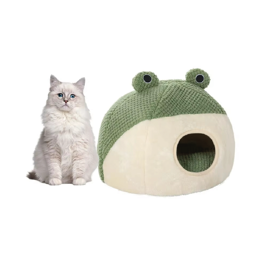 Cama Rana Cueva Para Mascotas Suave - Talla M