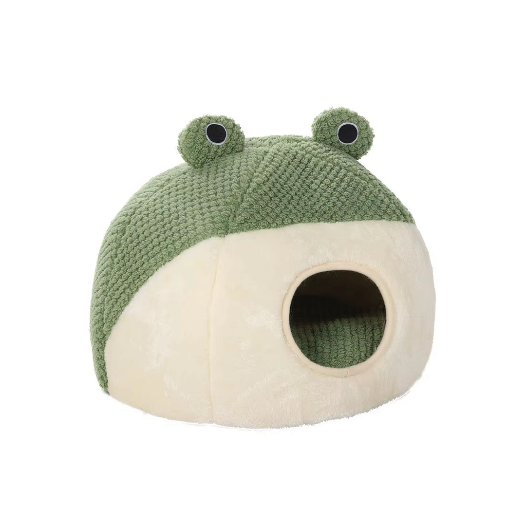 Cama Rana Cueva Para Mascotas Suave - Talla M
