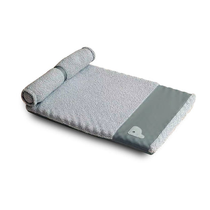 Cama Para Perro Con Almohada Felpa Conejo Gris Talla L- SG-PK-15-2L-GREY