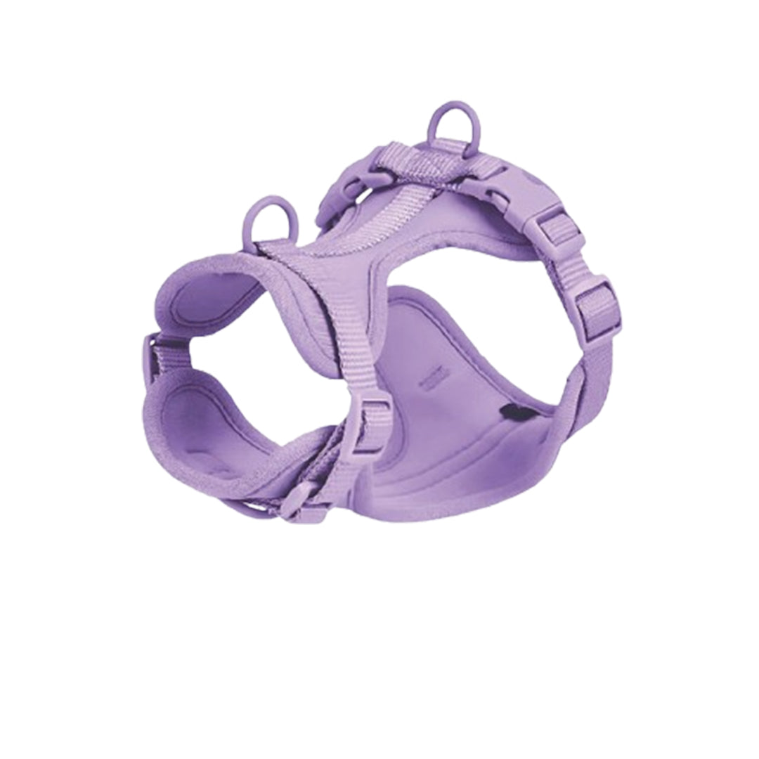 Correa y Pechera Ajustable Para Perros Lila - Talla M