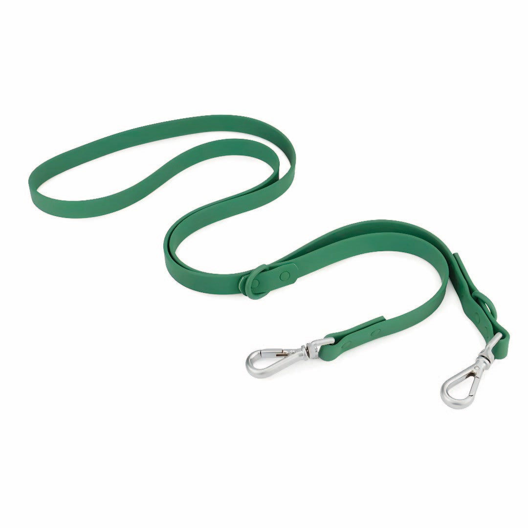 Correa y Pechera Ajustable Para Perros Verde - Talla S
