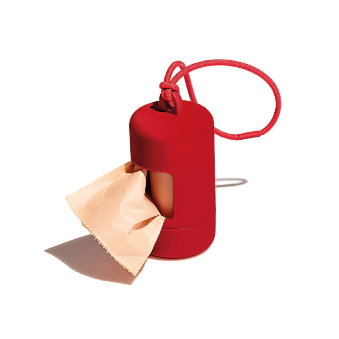 Pack Arnés + Collar + Correa + Dispensador Rojo - Talla S