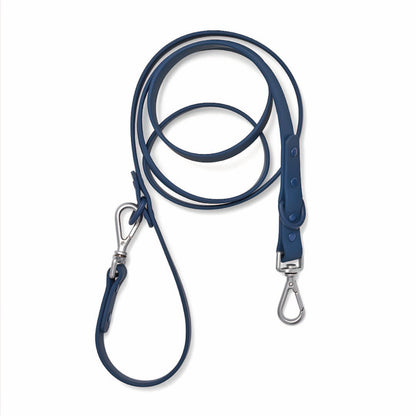 Correa y Pechera Ajustable Para Perros Azul Oscuro - Talla M