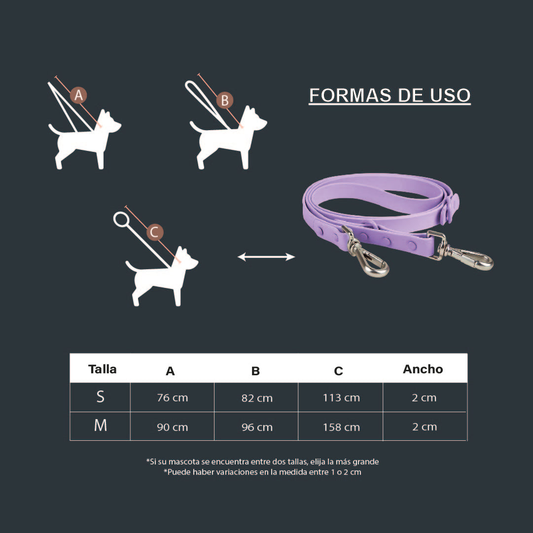 Pack Arnés + Collar + Correa + Dispensador Negro Talla S – SG-PR-25